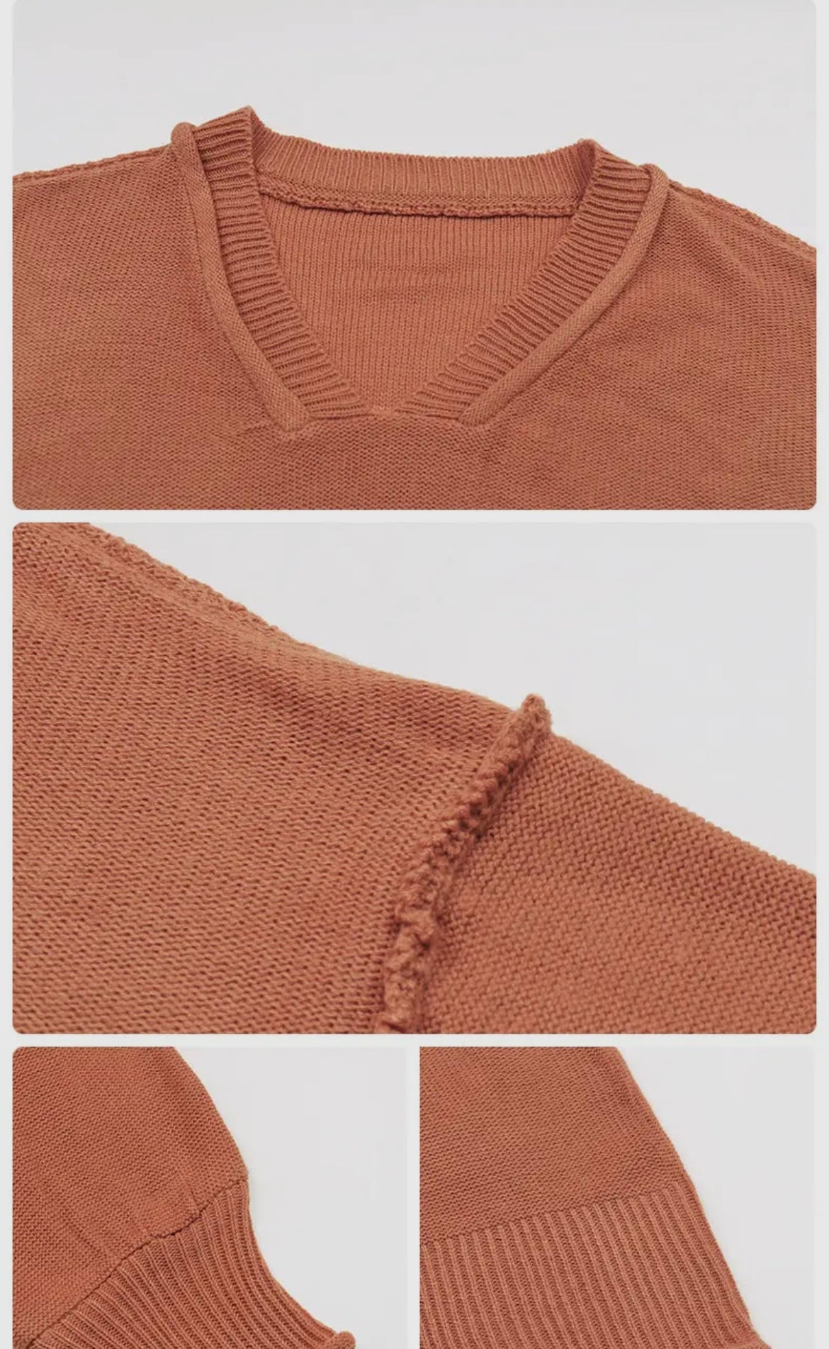 Mahogany Long Sleeve Sweater